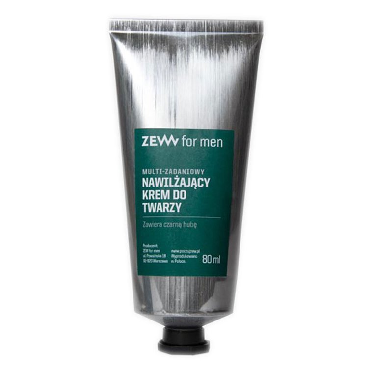 Zew For Men Multi-zadaniowy nawilżający Krem do twarzy z czarną hubą 80ml