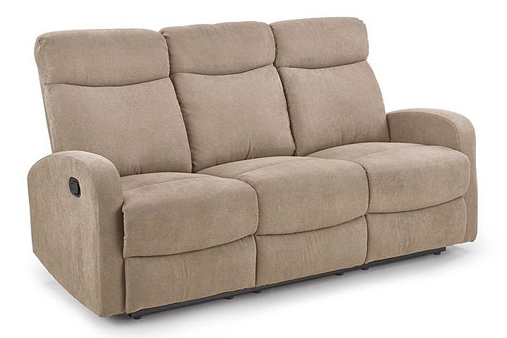 Beżowa trzyosobowa sofa rozkładana - Bover 4X