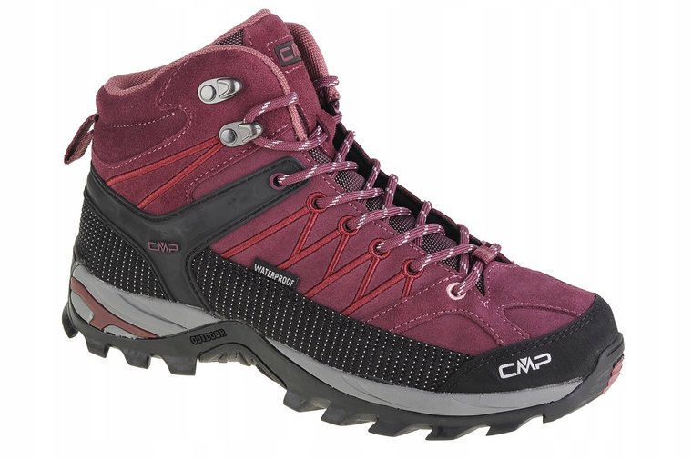 Cmp Rigel MID (42) Damskie Buty Trekkingowe Zamszowe Fioletowy