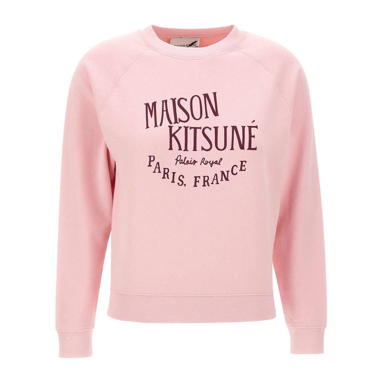Różowe Swetry od Maison Kitsunè Maison Kitsuné