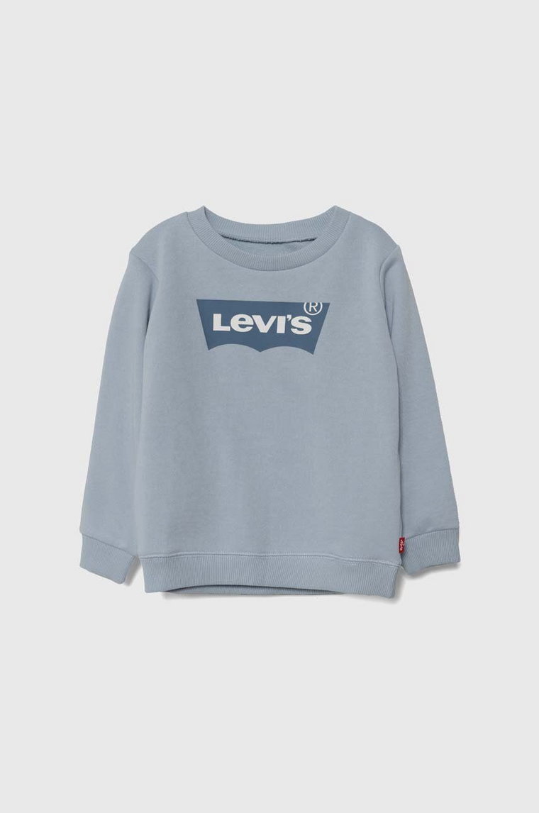 Levi's bluza niemowlęca kolor turkusowy z nadrukiem