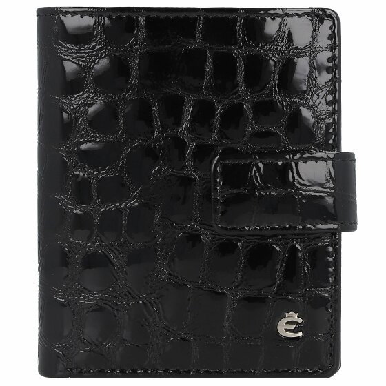 Esquire Nizza Portfel Ochrona RFID Skórzany 9.5 cm schwarz