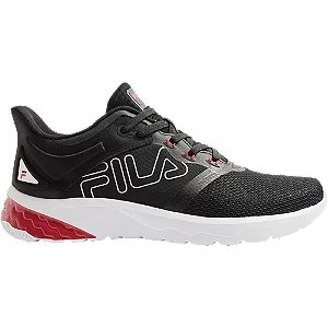 Czarno-białe sneakersy męskie fila do biegania - Męskie - Kolor: Czarno-białe - Rozmiar: 41