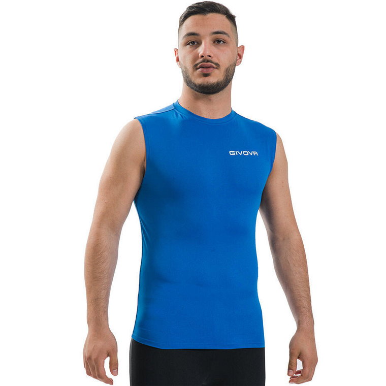 Koszulka piłkarska termoaktywna dla dorosłych Givova Corpus 1 niebieska