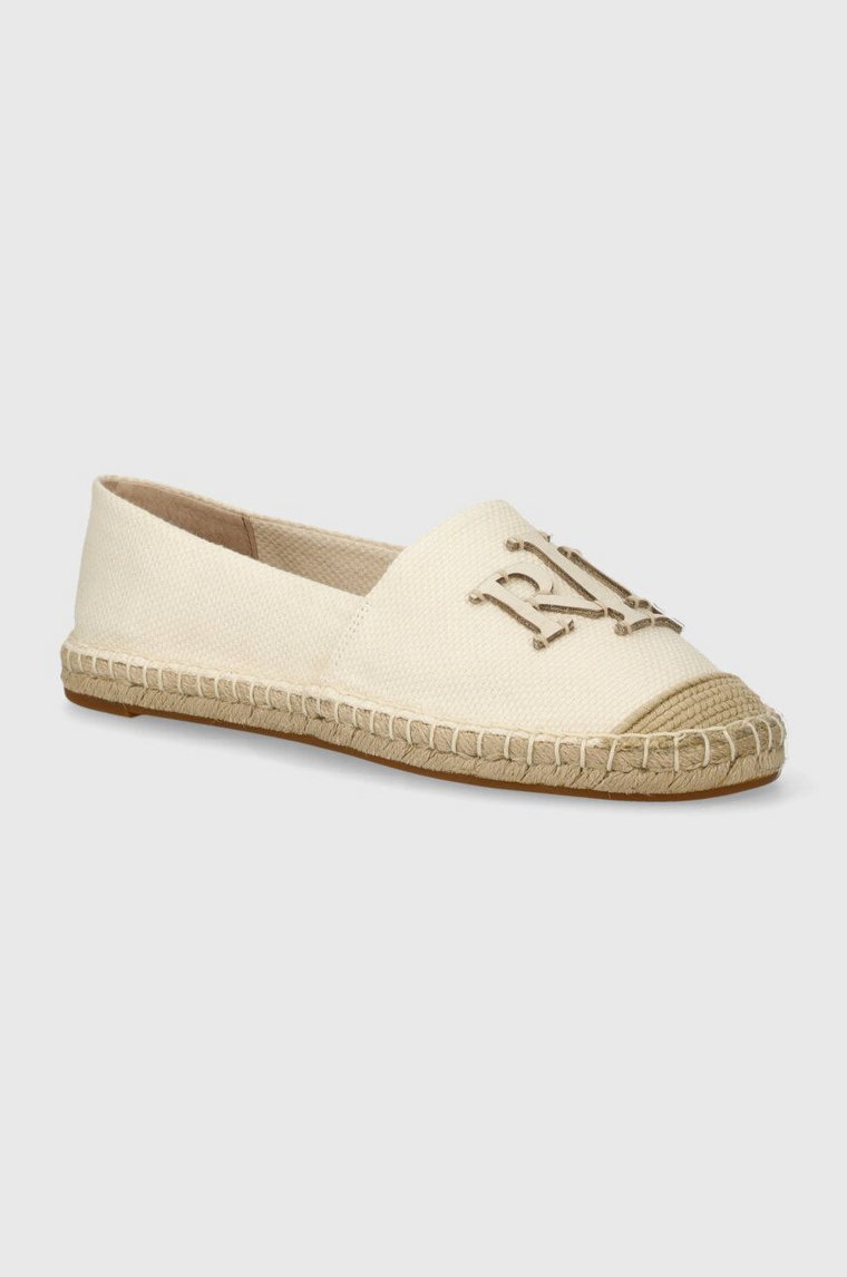 Lauren Ralph Lauren espadryle Cameryn kolor beżowy 802920405006