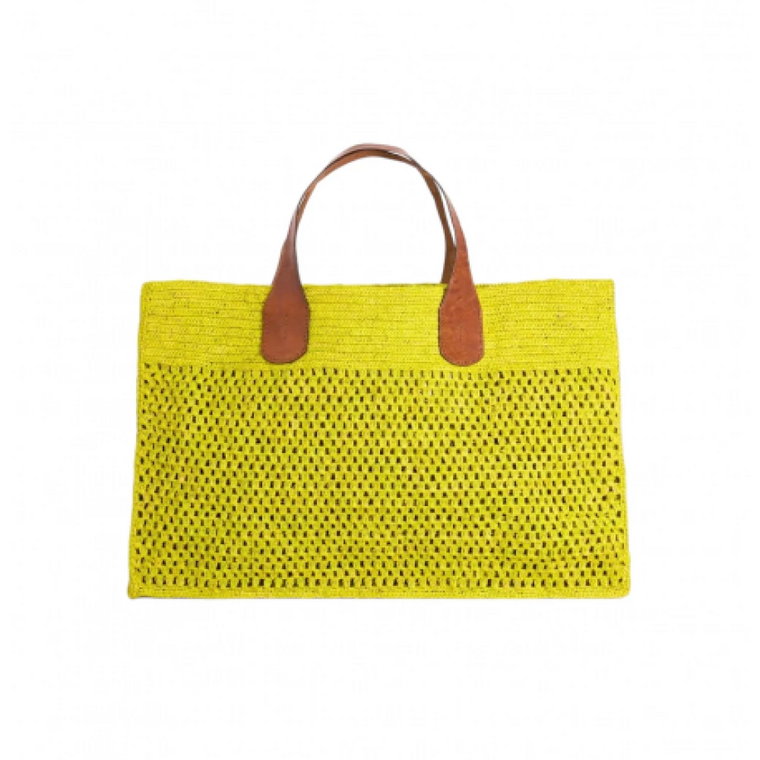 Mini Tote Straw Havane - LINA BRAX