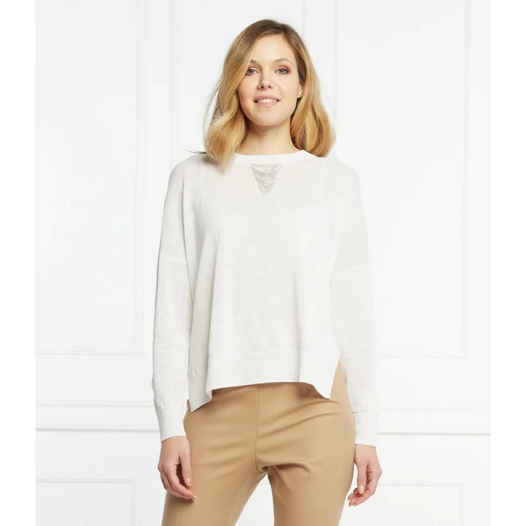 Peserico Lniany sweter | Relaxed fit