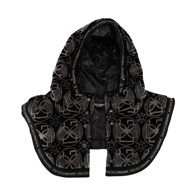 Zjawiskowy Whole Head Wrap Hat, Czarny, Wyprodukowany we Włoszech Dolce & Gabbana