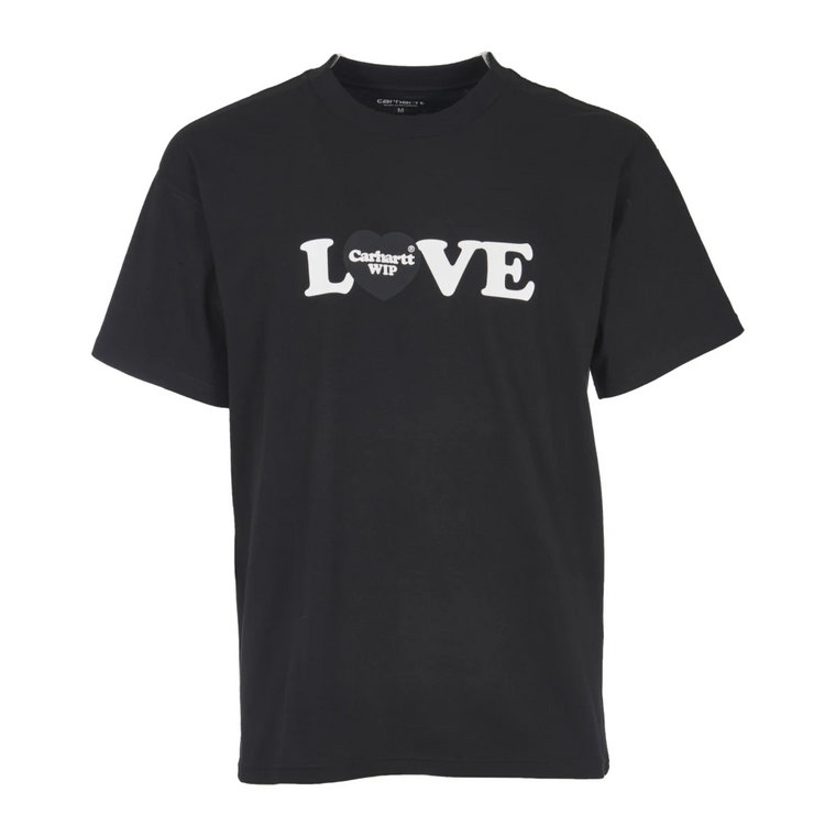 Czarne koszulki i pola z miłością Carhartt Wip