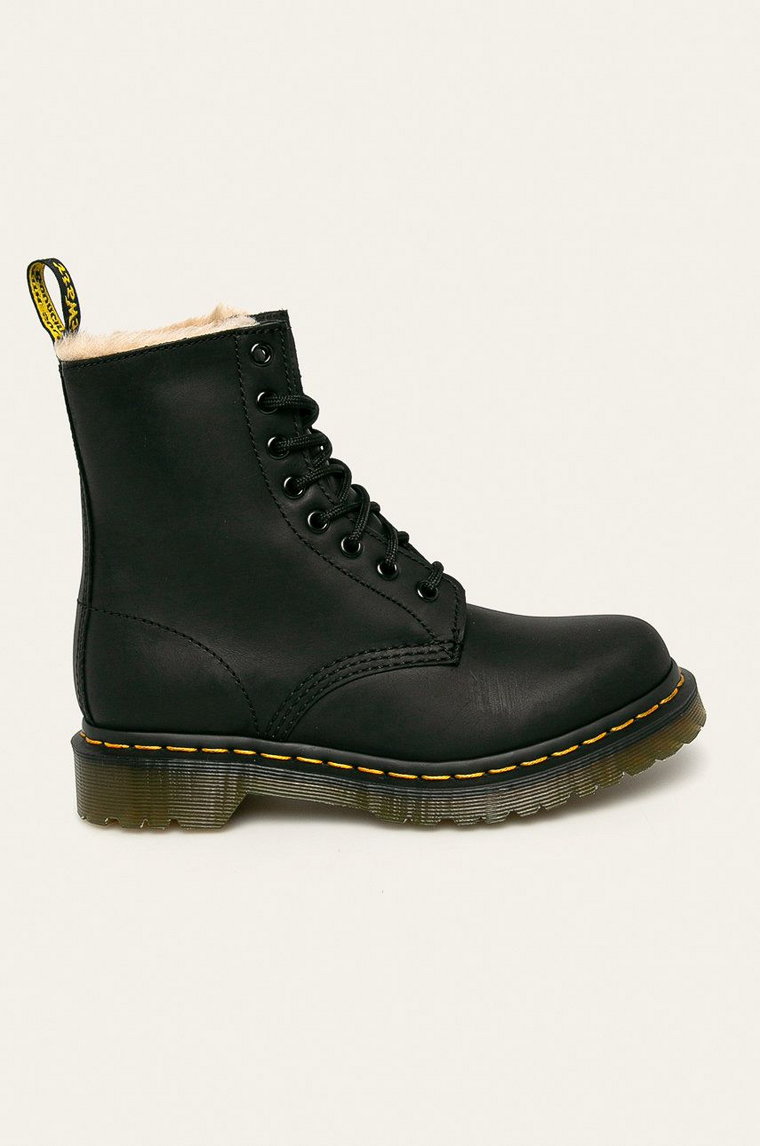 Dr. Martens - Workery skórzane 1460 Serena 21797001-Black