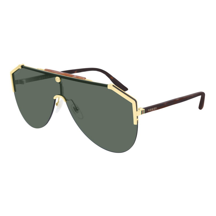 Stylowe męskie okulary przeciwsłoneczne z designem z acetatu i metalu Gucci