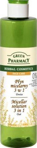 Green Pharmacy, płyn micelarny 3w1 z ekstraktem z owsa, 250 ml