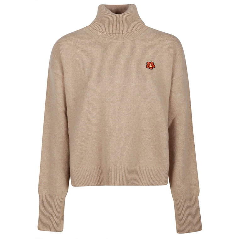 Tabac Boxy Crest Turtle Neck Sweter Kenzo