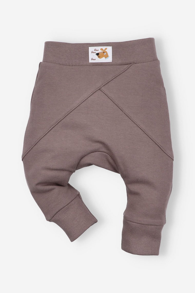 Spodnie niemowlęce z bawełny organicznej dla chłopca