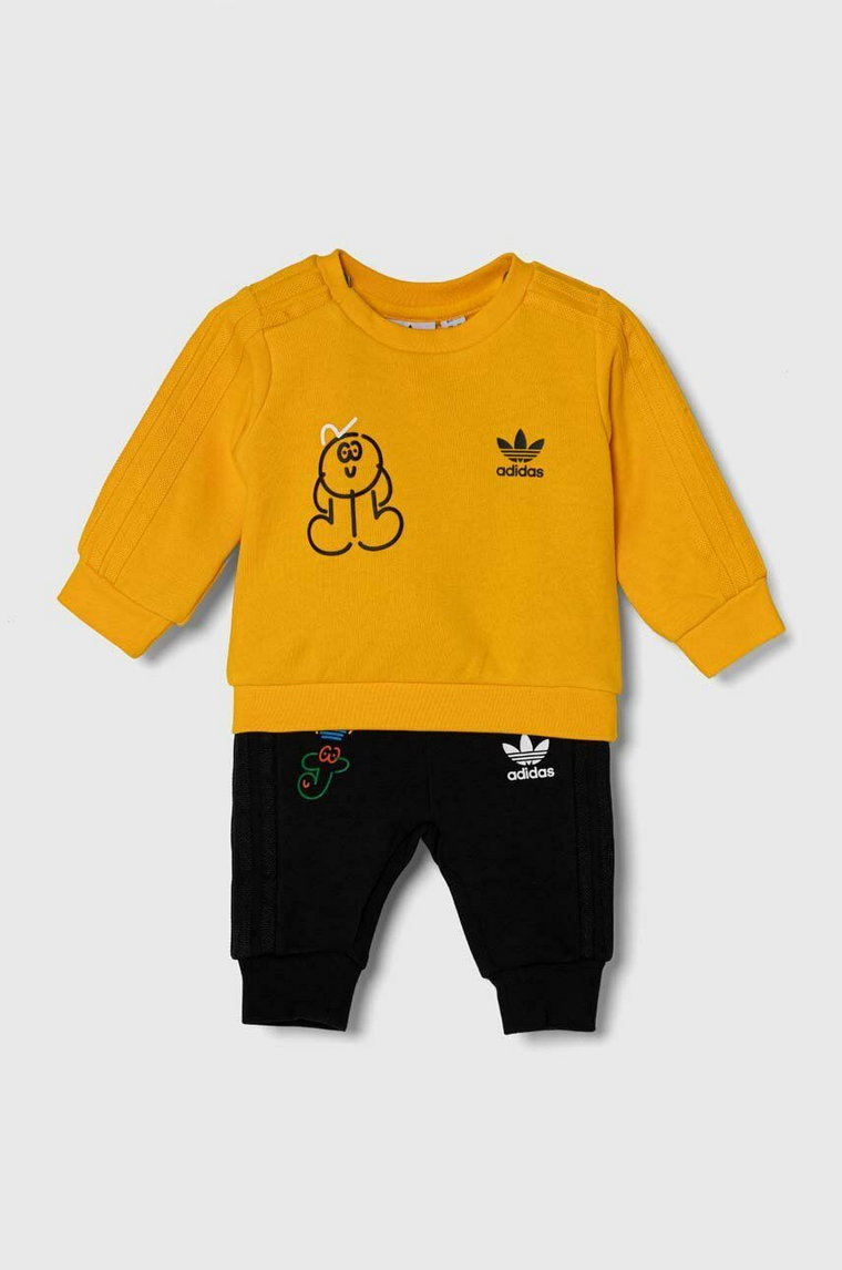 adidas Originals dres dziecięcy kolor żółty