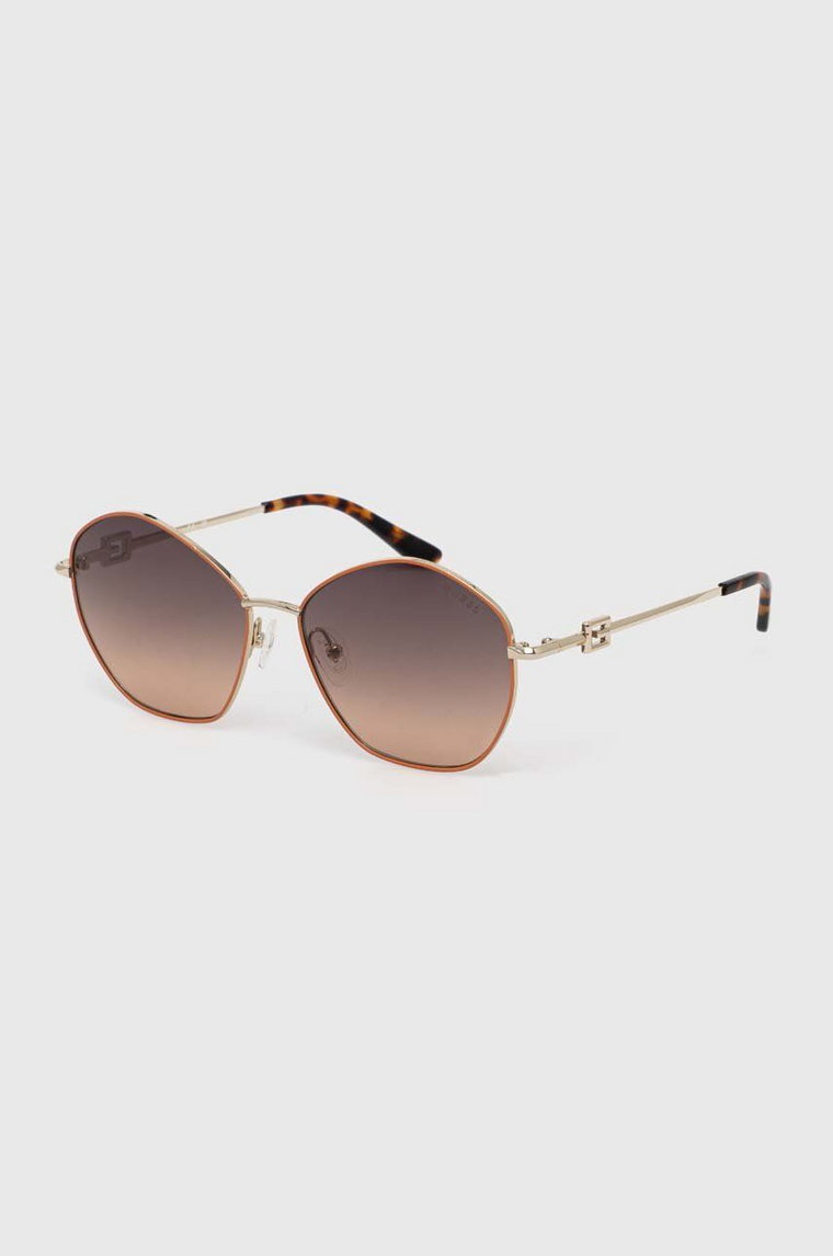 Guess okulary przeciwsłoneczne damskie kolor złoty GU7907_5944F