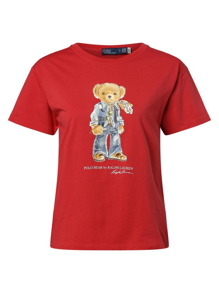 Polo Ralph Lauren - T-shirt damski, czerwony