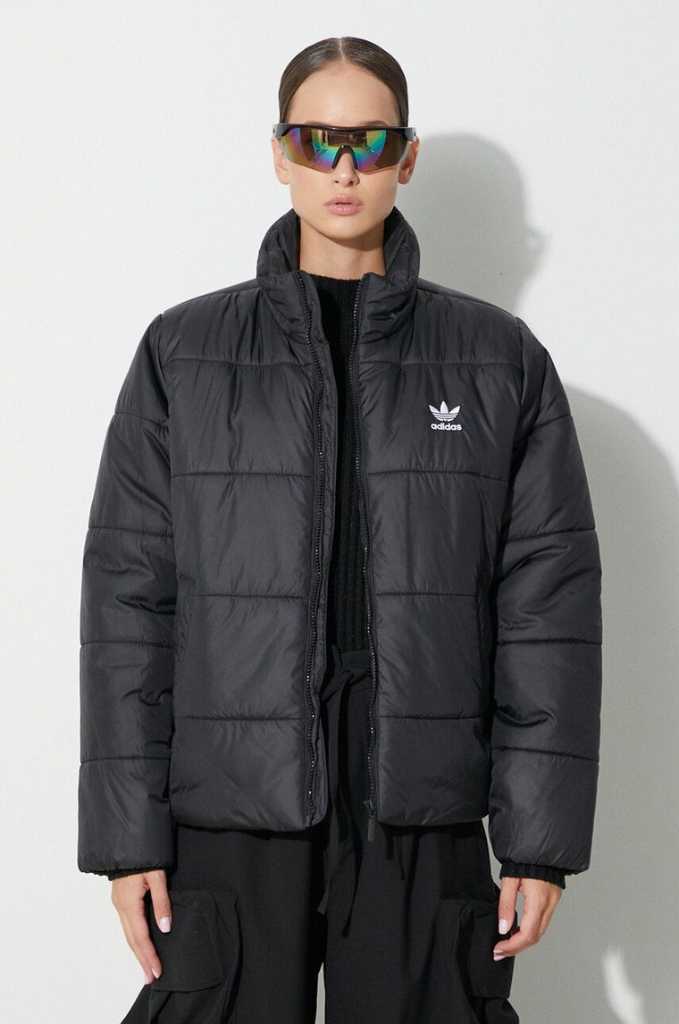 adidas Originals kurtka Adicolor Puffer II8455 damska kolor czarny zimowa