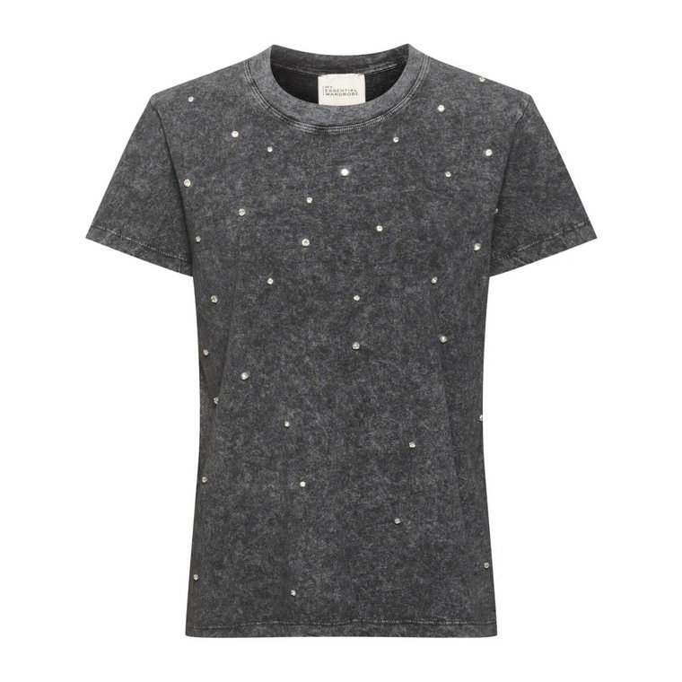 Diamond Tee Top z similistenami My Essential Wardrobe