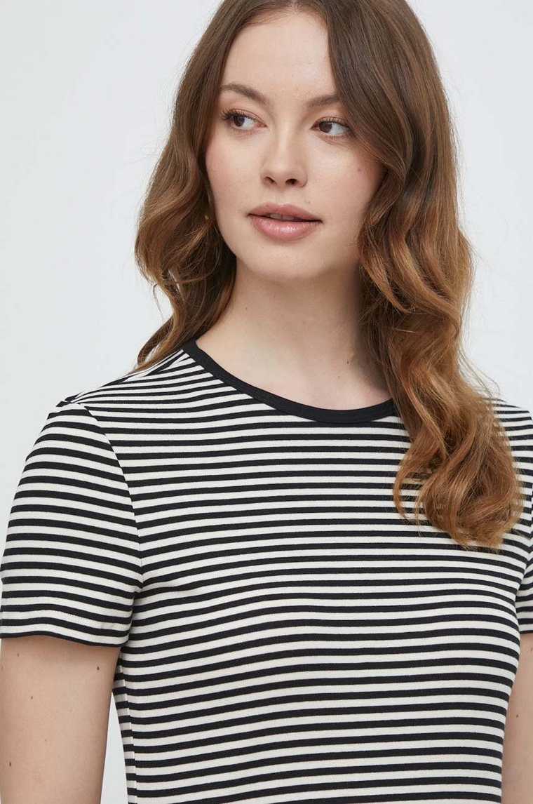 Lauren Ralph Lauren t-shirt damski kolor czarny