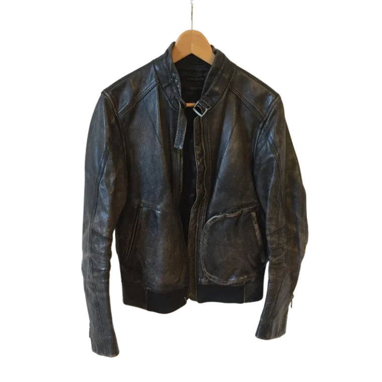 Pre-owned Leather outerwear Marc Jacobs Pre-owned