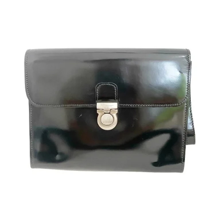 Pre-owned Leather clutches Salvatore Ferragamo Pre-owned