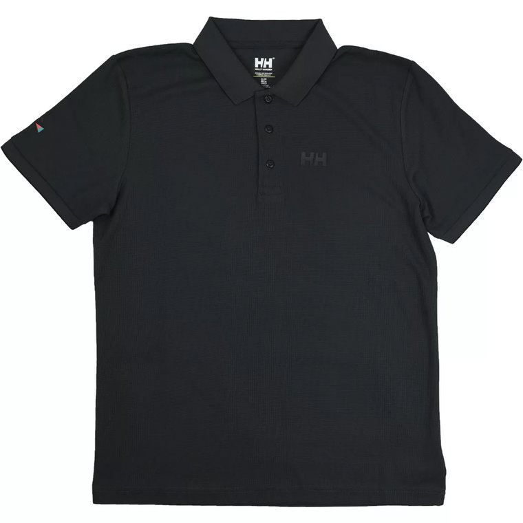 Helly Hansen Ocean Polo 34207-980, Męskie, Szare, koszulki polo, poliester, rozmiar: M