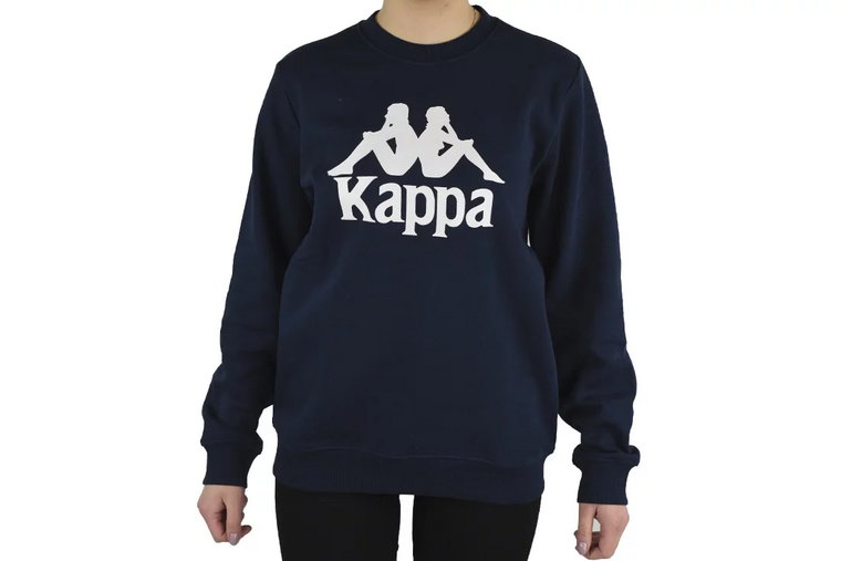Kappa Sertum Junior Sweatshirt 703797J-19-4024, Dla chłopca, Granatowe, bluzy, bawełna, rozmiar: 122-128