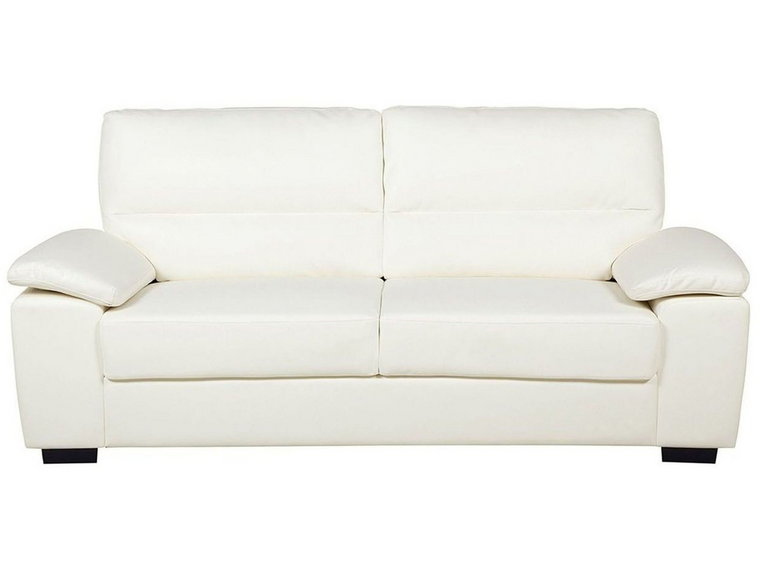 Sofa tapicerowana BELIANI Vogar, 3-osobowa, kremowa, 90x195x74 cm