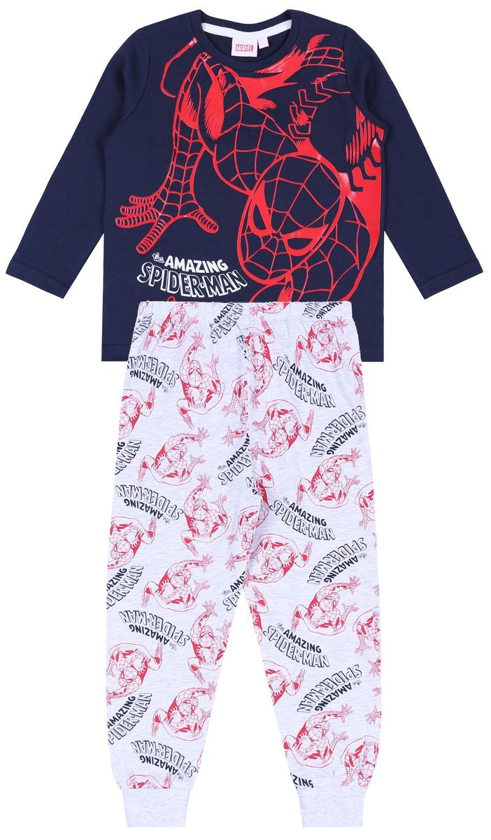 Granatowo-szara piżama SPIDER-MAN MARVEL 2-3 lata 98cm