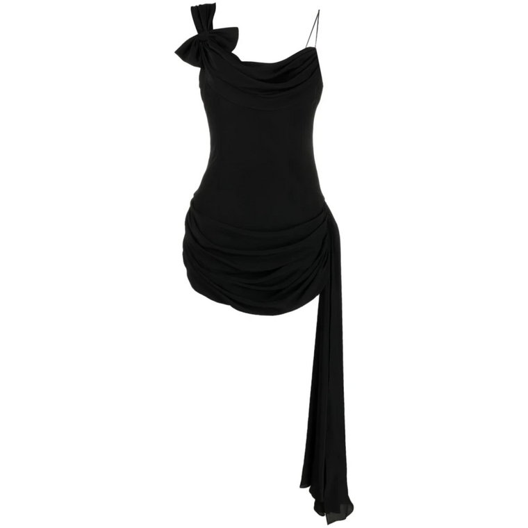 Czarna Sukienka dla Kobiet Aw23 Alessandra Rich