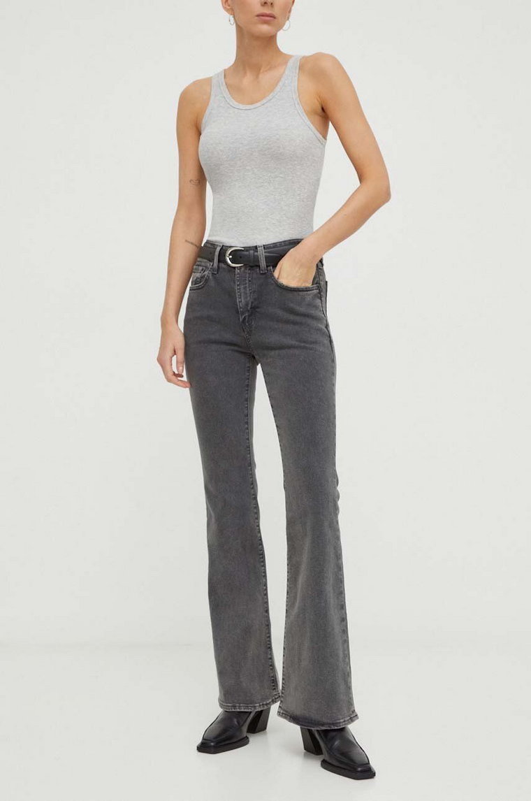 Levi's jeansy 726 HR FLARE damskie medium waist