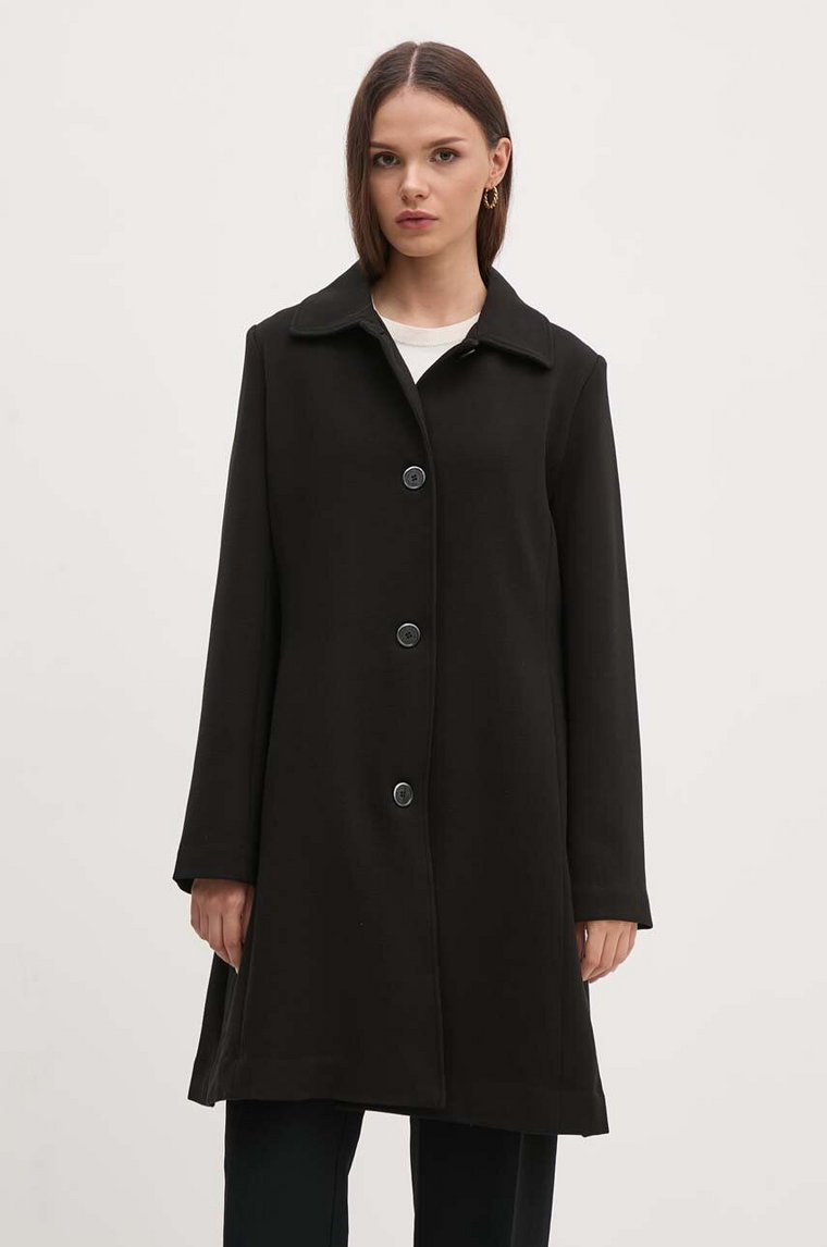 Lauren Ralph Lauren płaszcz damski kolor czarny przejściowy 297951273