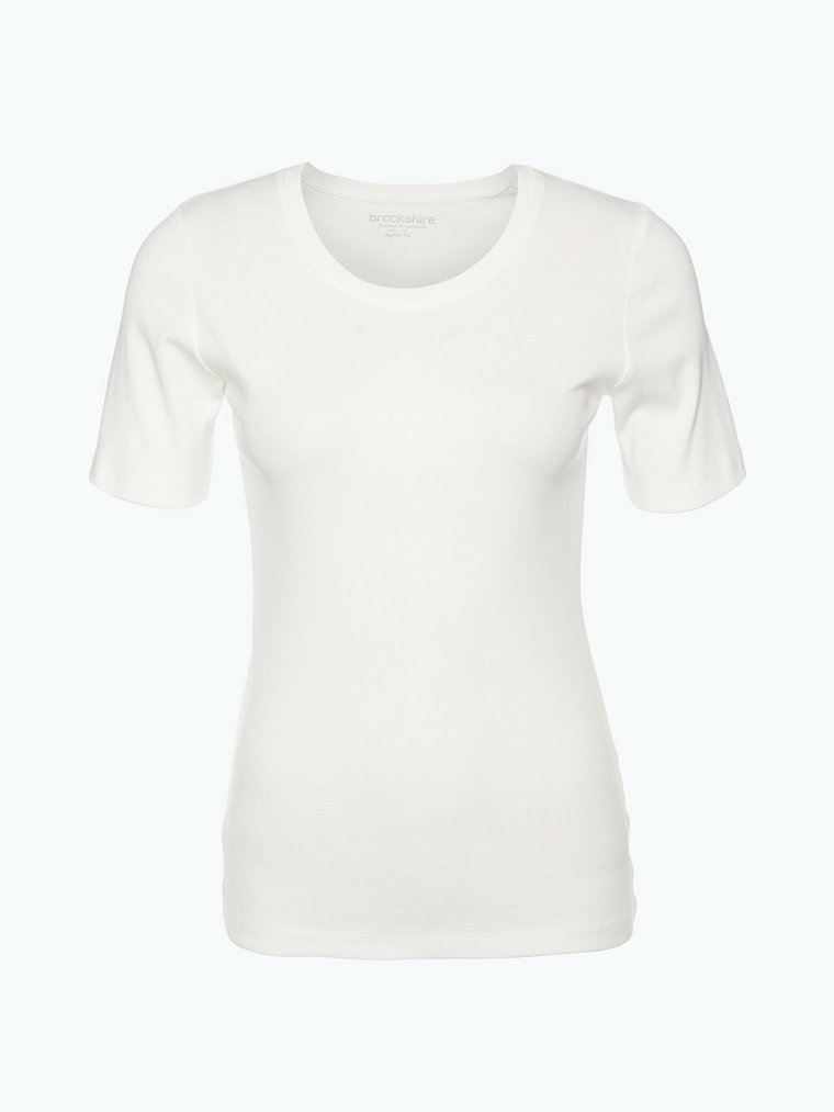 brookshire - T-shirt damski, biały