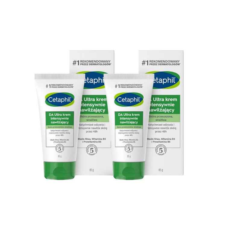 Cetaphil Zestaw 2X Da Ultra Krem intensywnie nawilżający