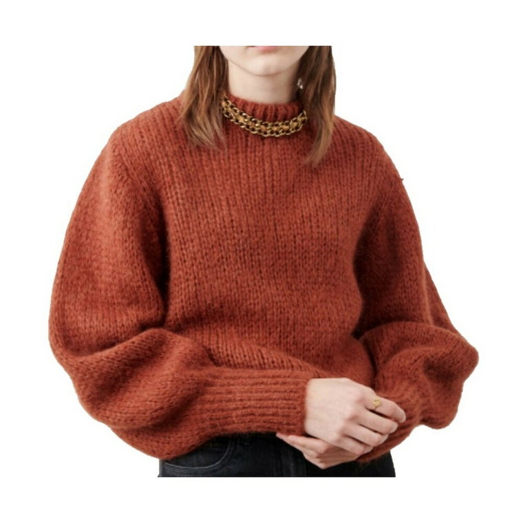 Oversized Sweter z Okrągłym Dekoltem Sessun