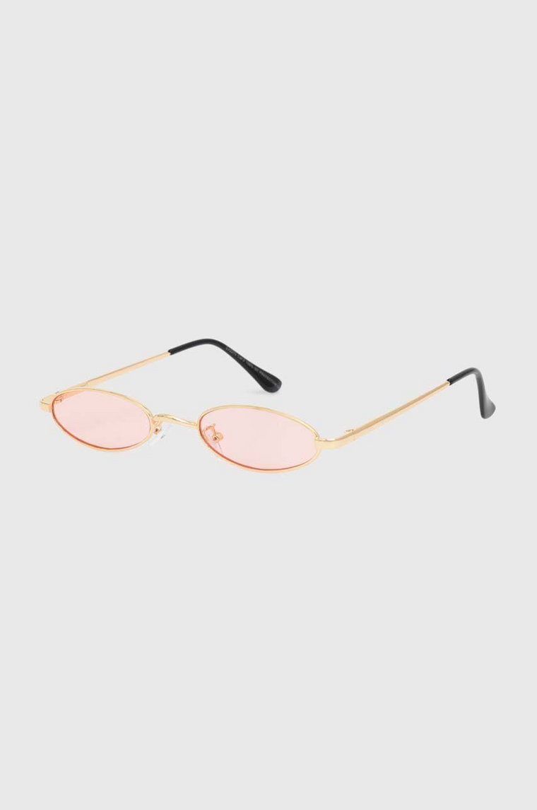 Answear Lab okulary przeciwsłoneczne damskie kolor różowy