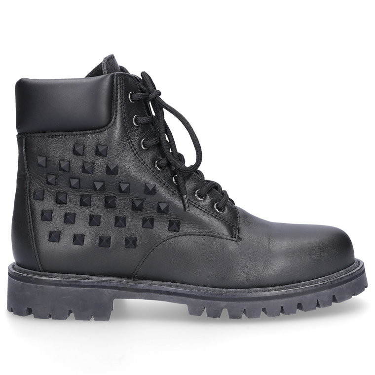 Valentino Garavani Botki COMBAT ANKLE BOOTS