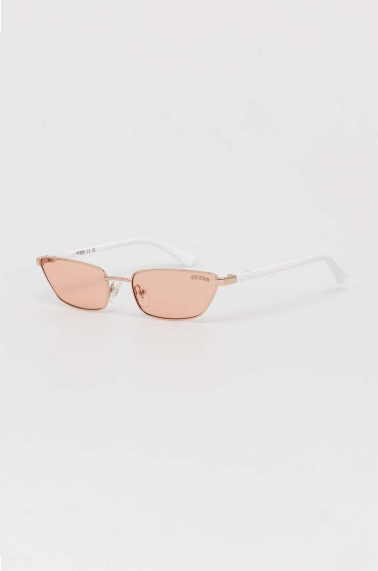 Guess okulary przeciwsłoneczne damskie kolor różowy GU8285_5732E