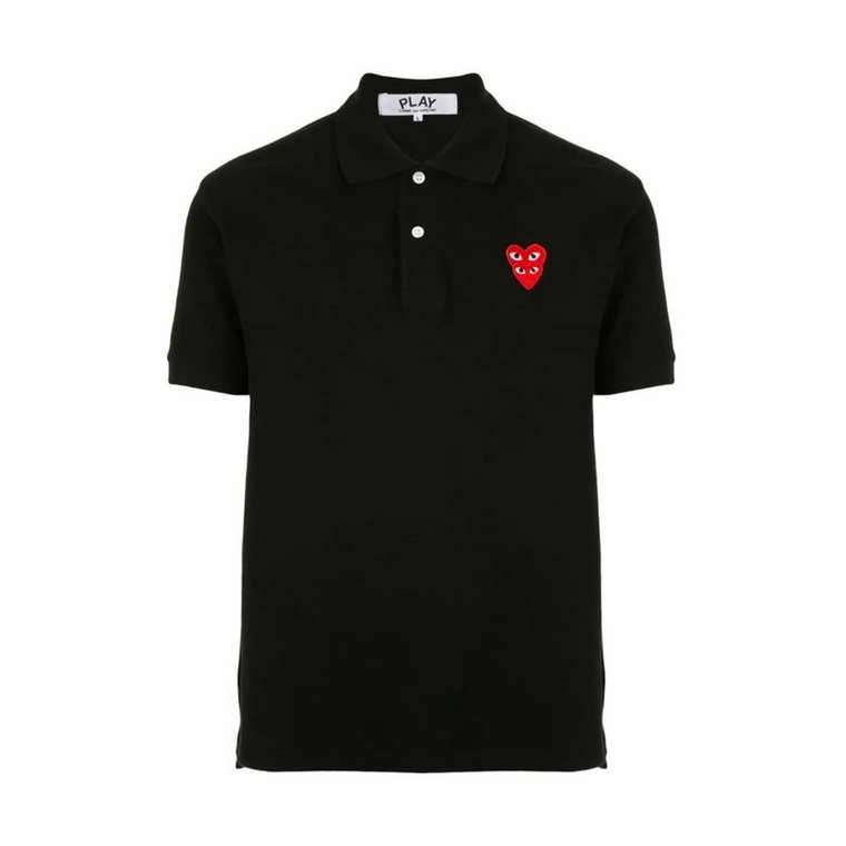 Haftowana logo koszula polo Comme des Garçons Play