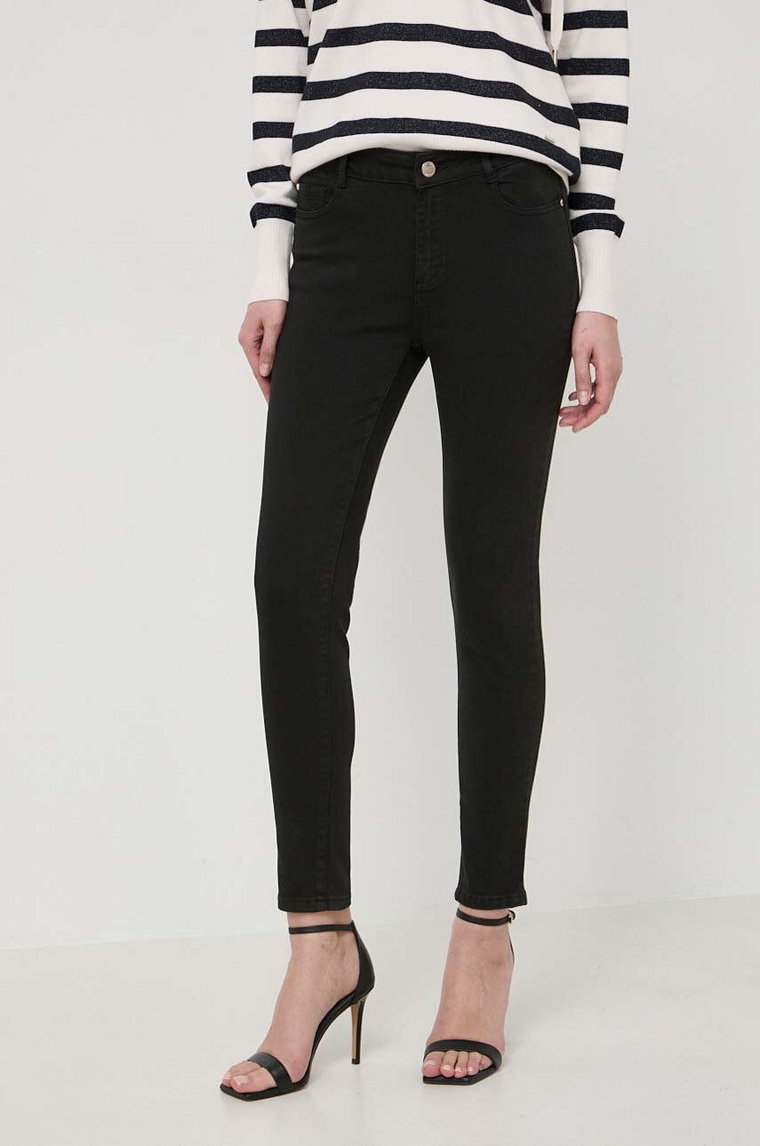 Morgan jeansy POLIA damskie kolor czarny