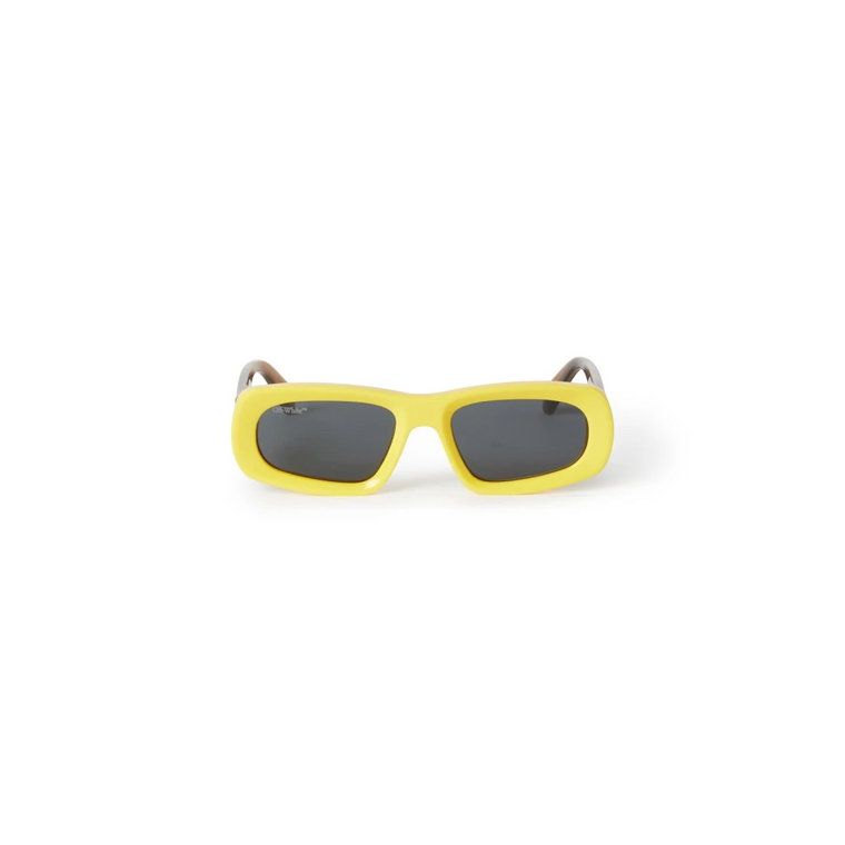 Żółte i Pomarańczowe Okulary Przeciwsłoneczne - Ostateczny Styl i Komfort Off White