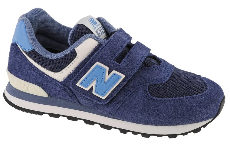 New Balance PV574ND1, Dla chłopca, Granatowe, buty sneakers, skóra zamszowa, rozmiar: 31