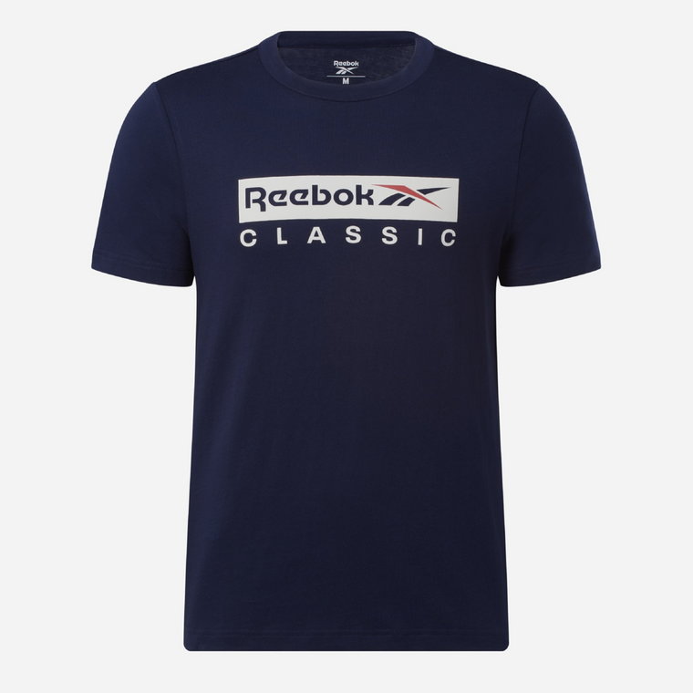 Koszulka męska bawełniana Reebok Gs Reebok Classic Ss 100070394 S Granatowa (4066761053262). T-shirty męskie