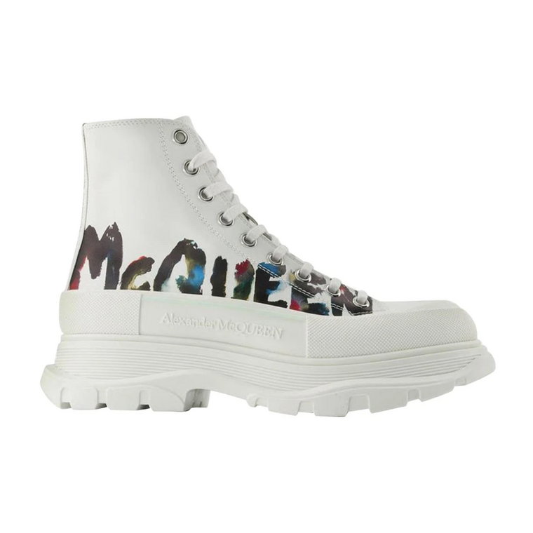 Białe Multi Tread Slick Sneakers Alexander McQueen