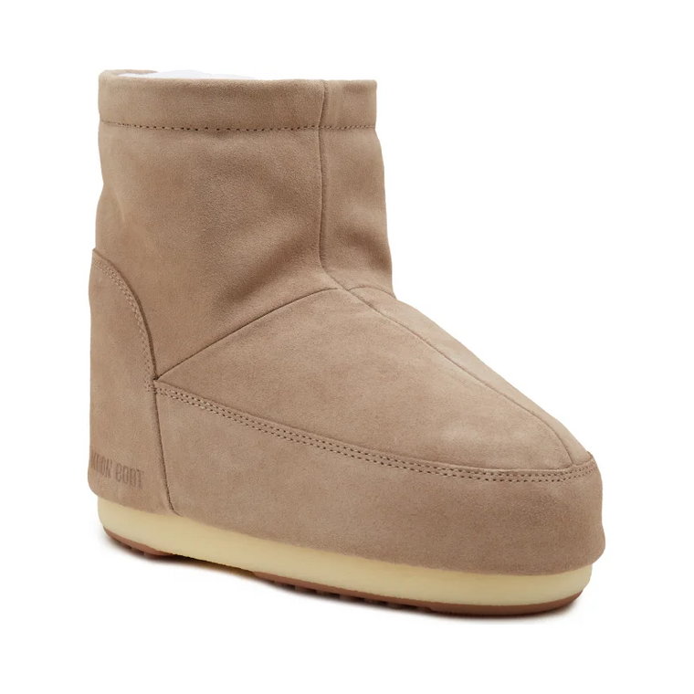 Moon Boot Skórzane śniegowce MB ICON LOW NOLACE SUEDE