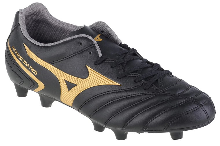 Mizuno Monarcida Neo II FG P1GA232550, Męskie, Czarne, buty piłkarskie - korki, skóra syntetyczna, rozmiar: 40