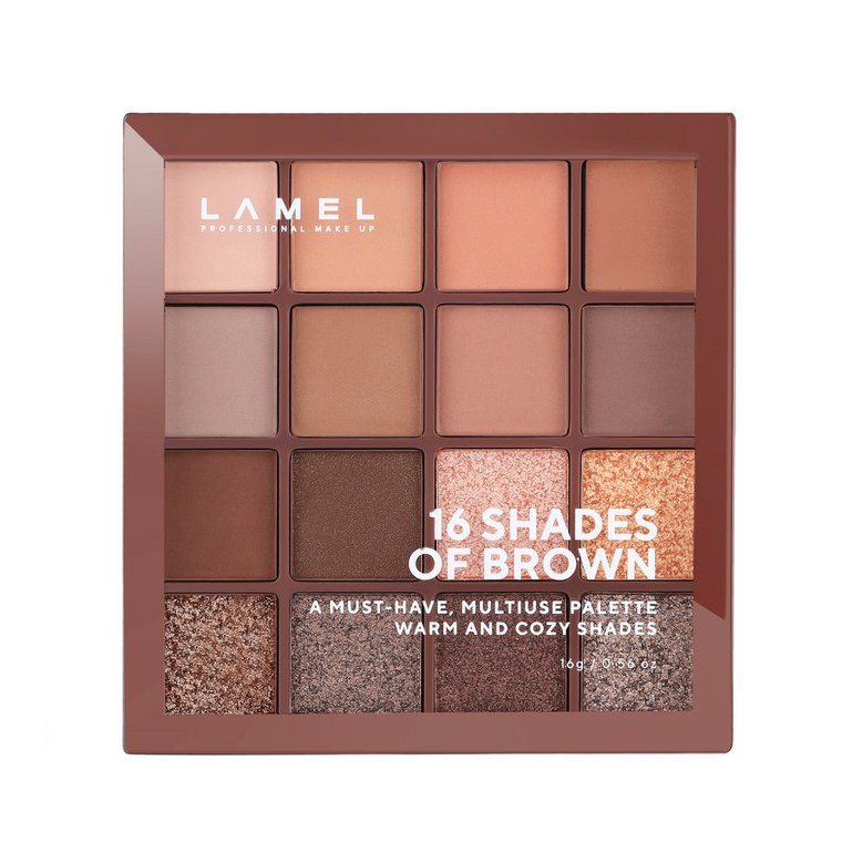 Lamel Paleta Cieni 16 Shades Of Brown