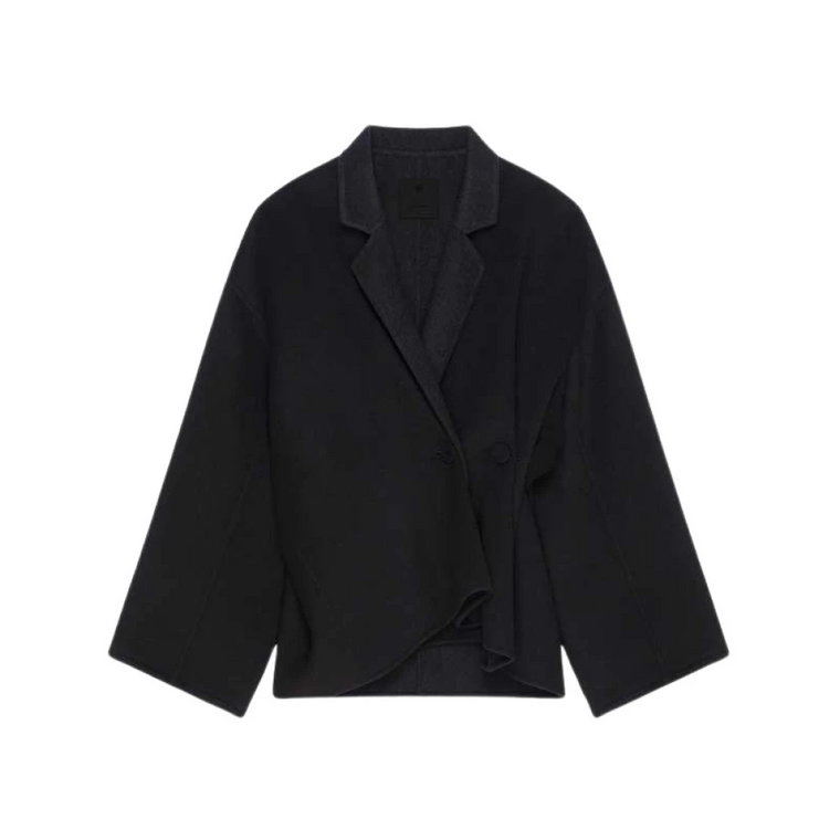 Czarno-Szara Kurtka Kimono Givenchy