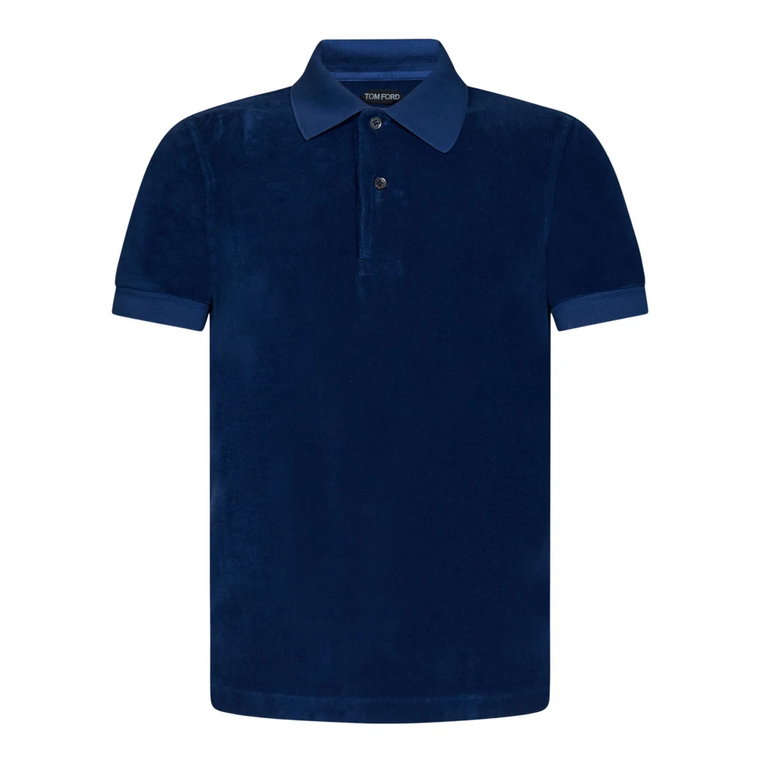 Niebieskie Koszulki i Pola Kolekcja Tom Ford